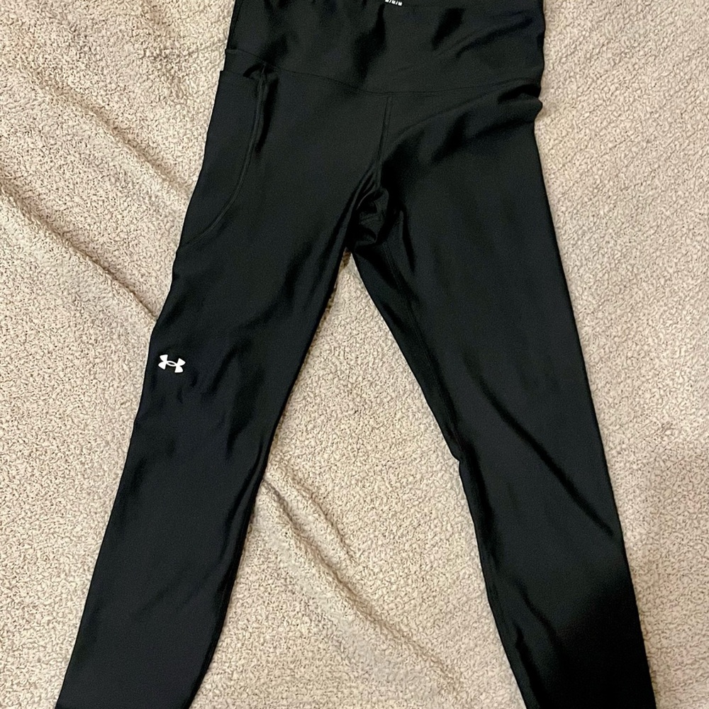 Under Armour Jet Black Athletic Leggings